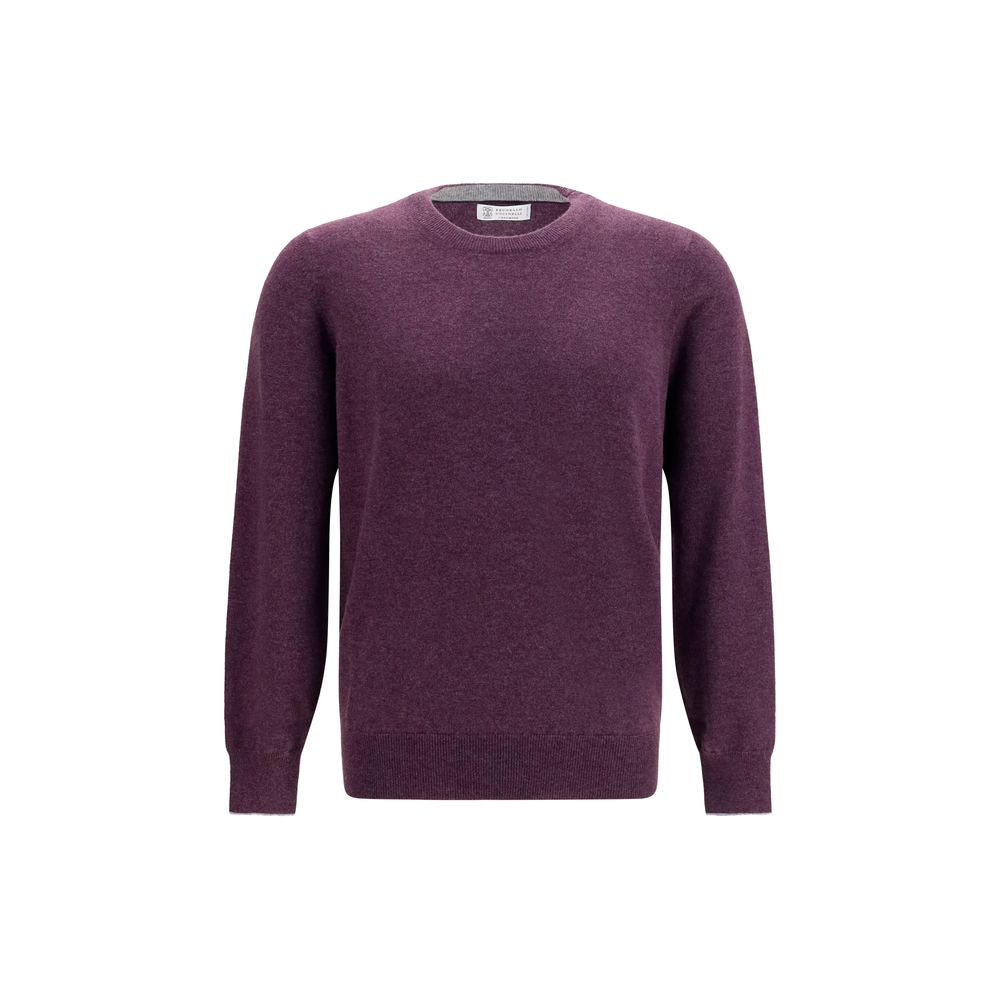Brunello Cucinelli Purple Cashmere Sweater