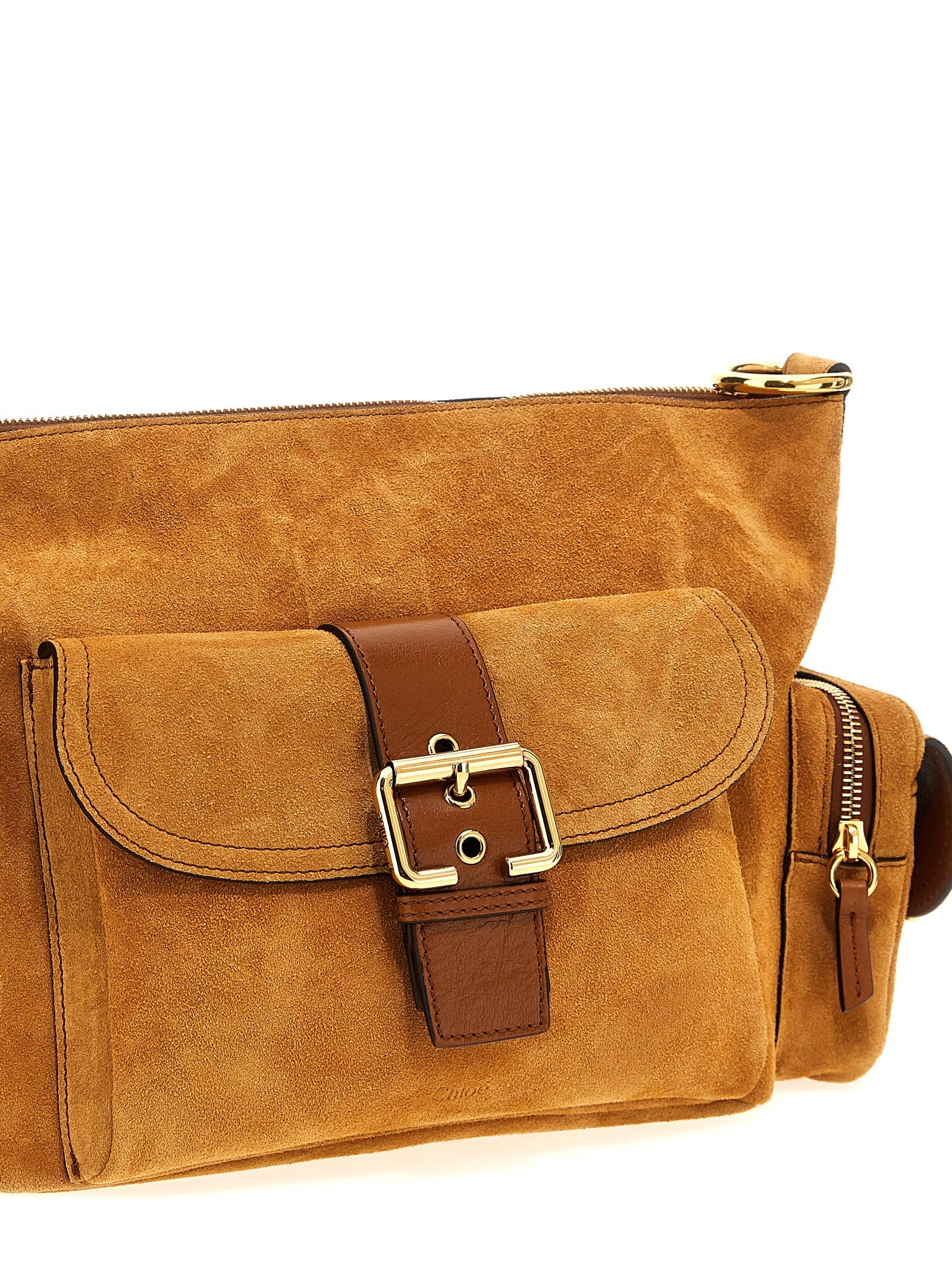Chloé Brown Calfskin Shoulder Bag