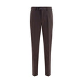 Brunello Cucinelli Brown Cotton Casual Pants