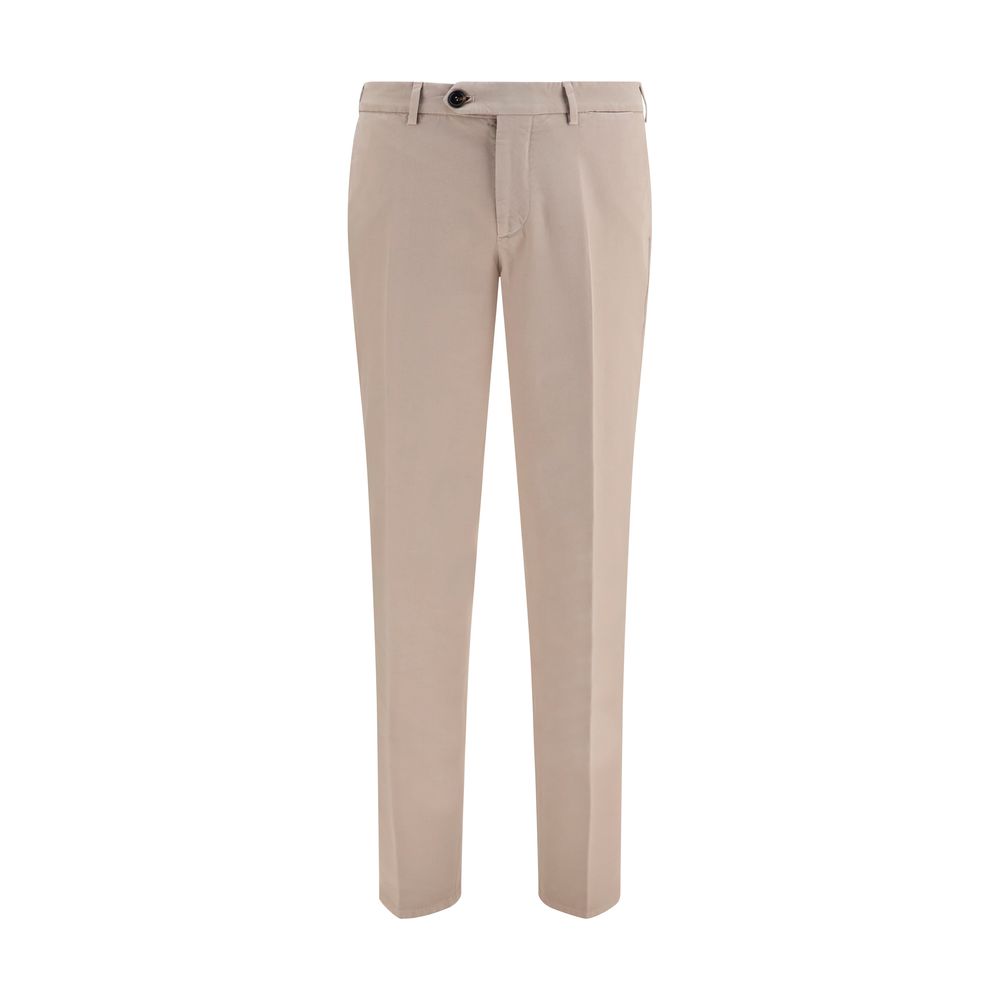 Brunello Cucinelli Beige Cotton Casual Pants