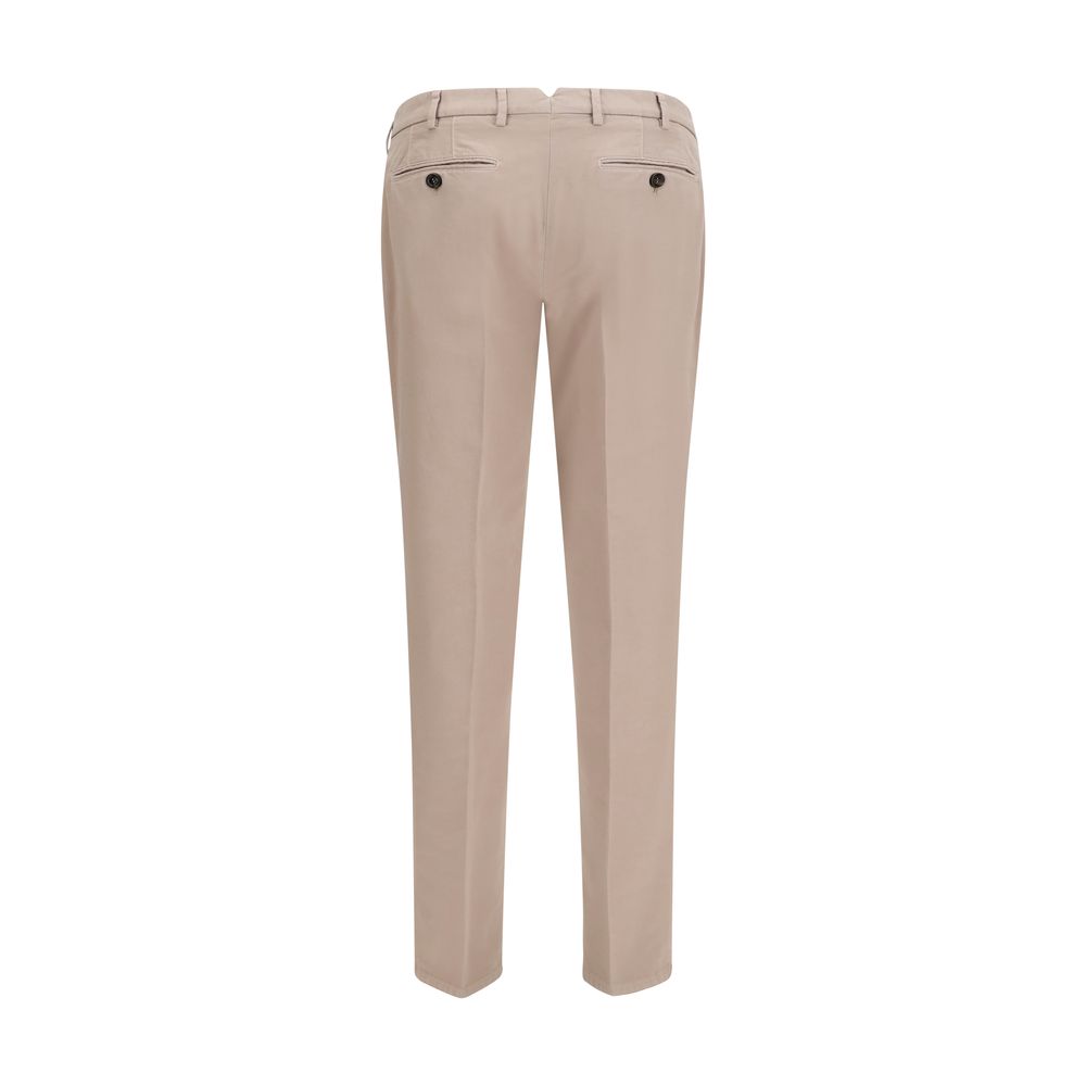 Brunello Cucinelli Beige Cotton Casual Pants