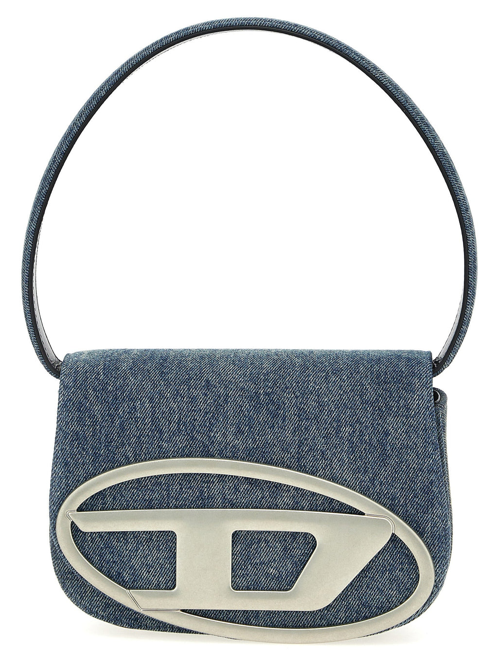 Diesel Blue Cotton Shoulder Bag