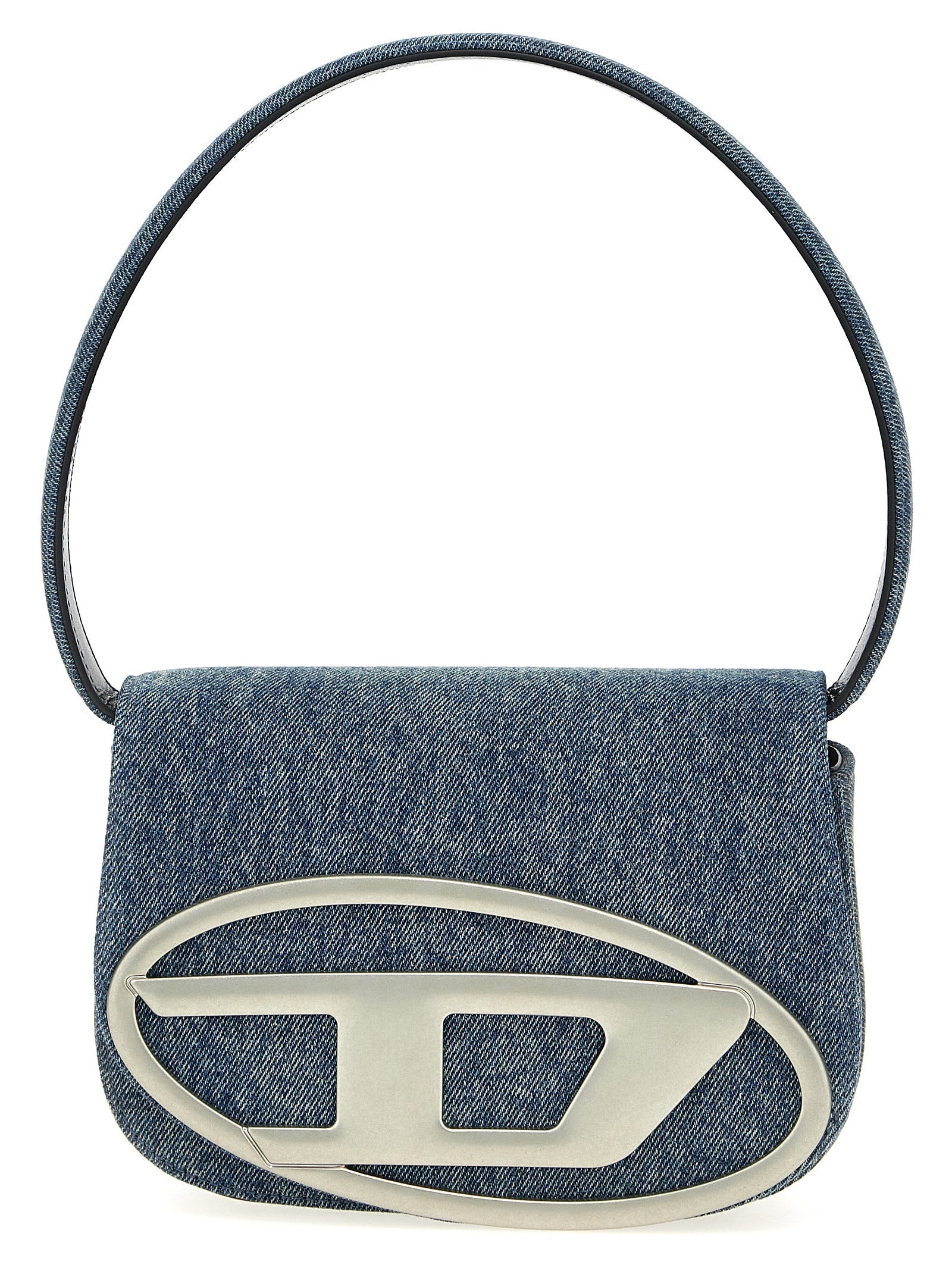 Diesel Blue Cotton Shoulder Bag