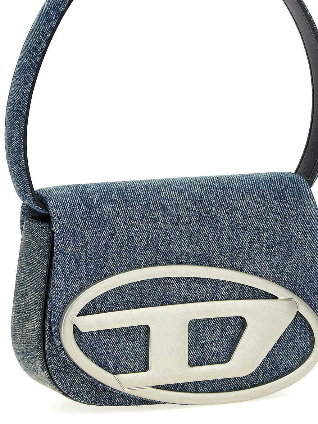 Diesel Blue Cotton Shoulder Bag