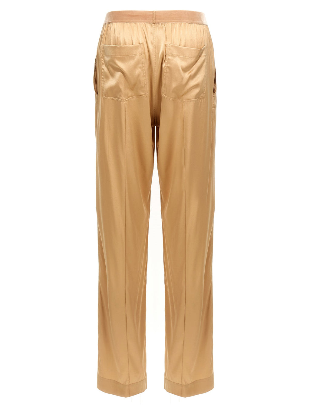 Tom Ford Beige Silk Casual Pants