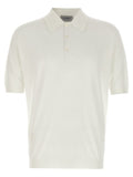 JOHN SMEDLEY White Cotton Polo Shirt