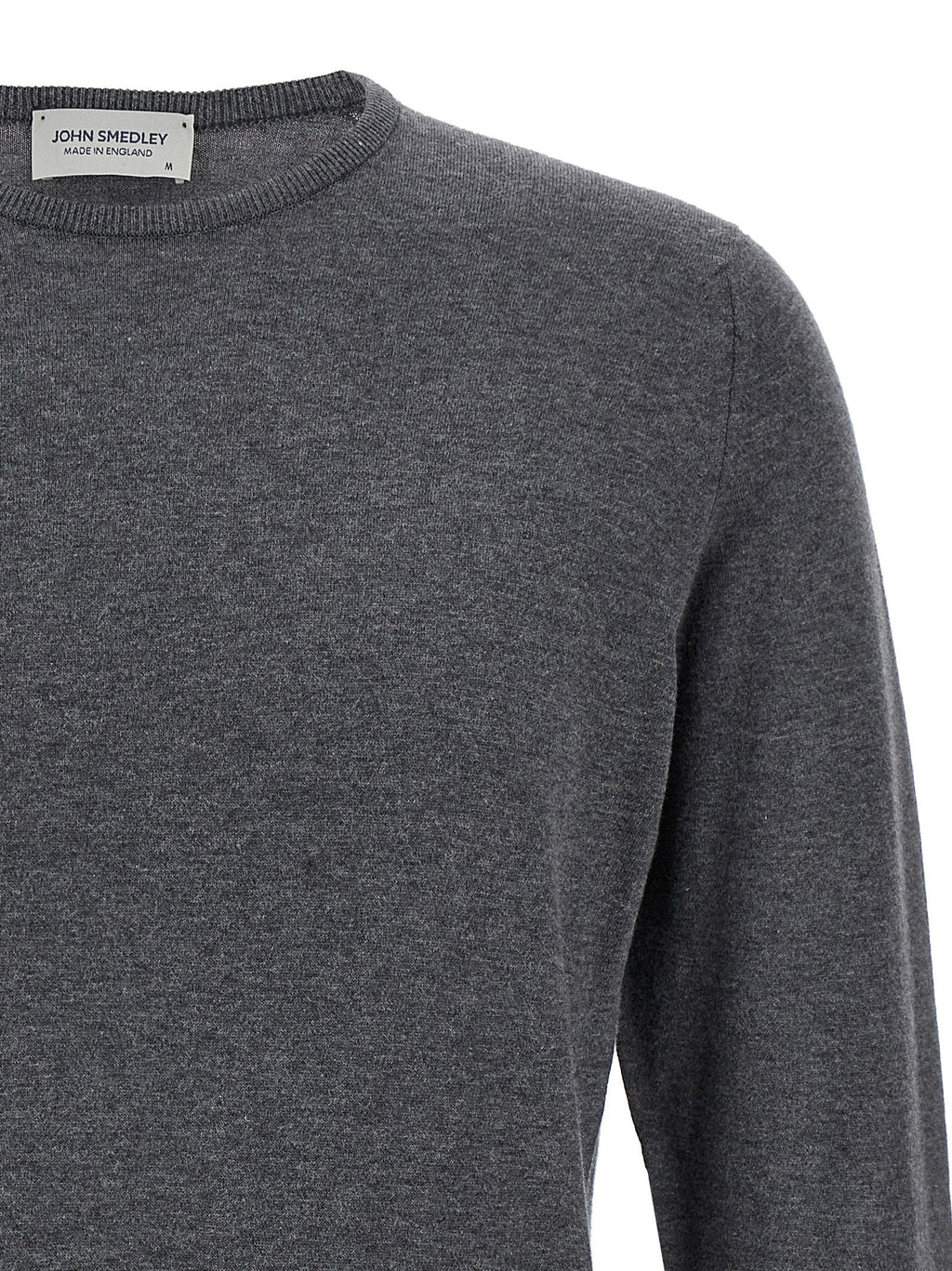 JOHN SMEDLEY Gray Cotton Cardigan