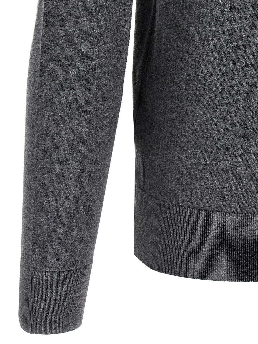 JOHN SMEDLEY Gray Cotton Cardigan