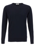 JOHN SMEDLEY Blue Cotton Cardigan