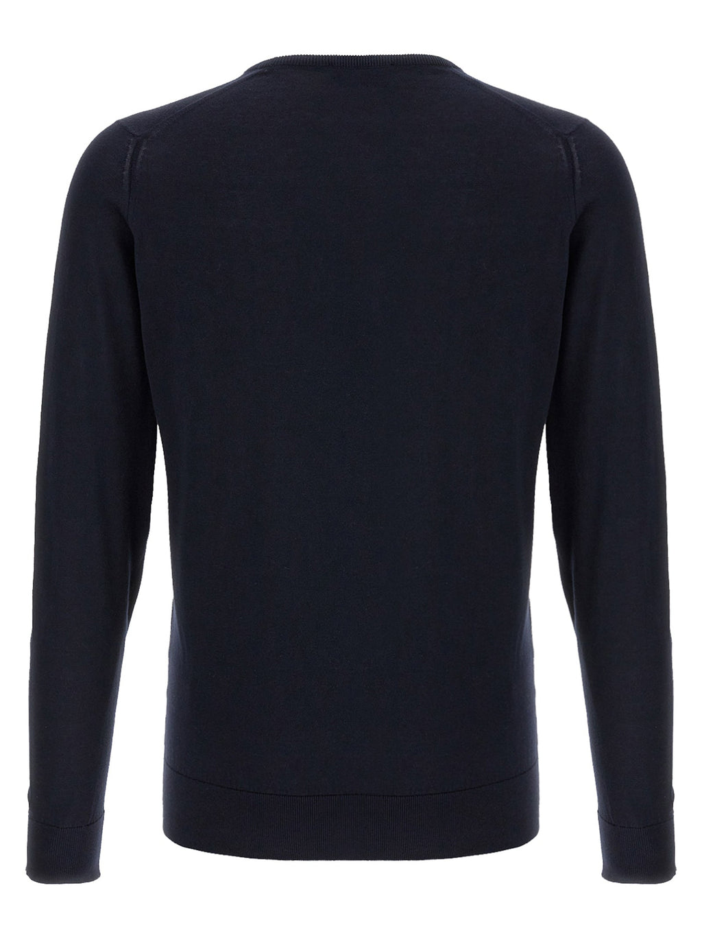 JOHN SMEDLEY Blue Cotton Cardigan