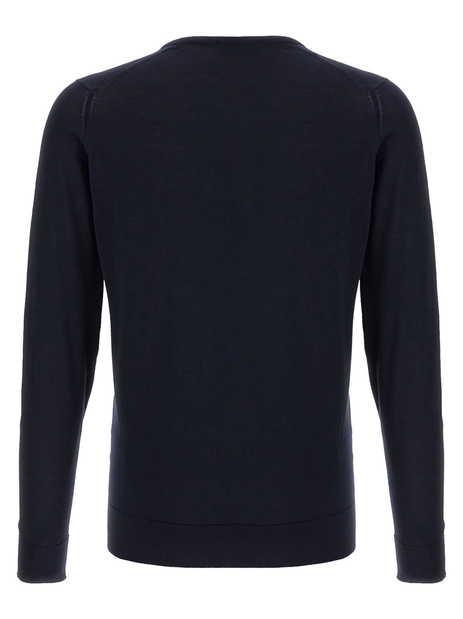 JOHN SMEDLEY Blue Cotton Cardigan