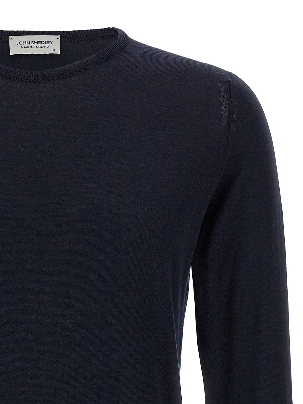 JOHN SMEDLEY Blue Cotton Cardigan
