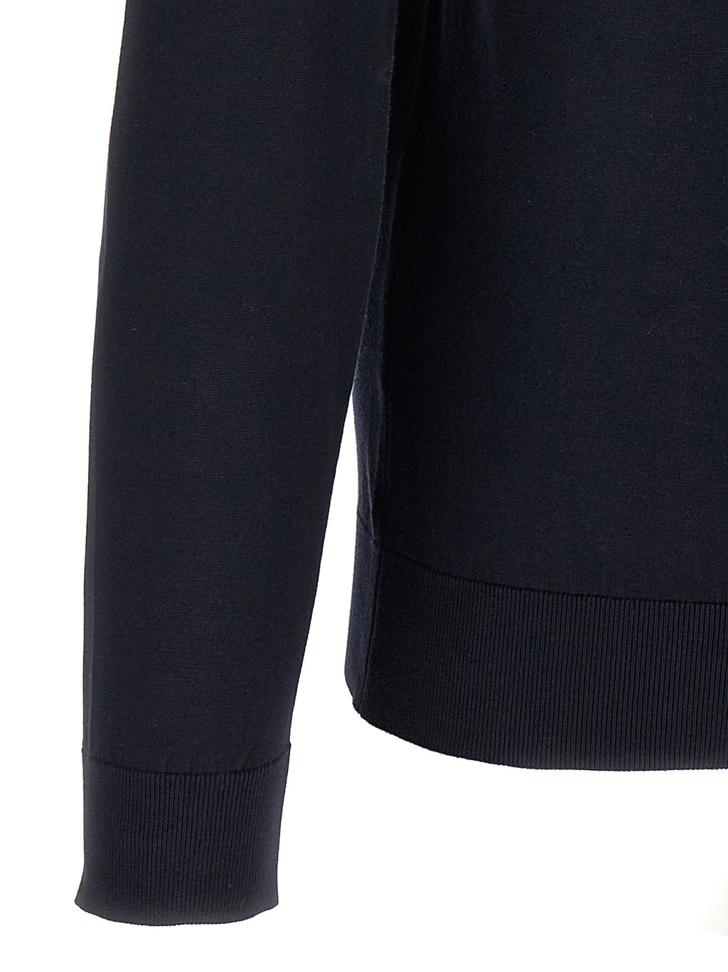 JOHN SMEDLEY Blue Cotton Cardigan