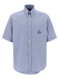 Fendi Blue Cotton Blouse