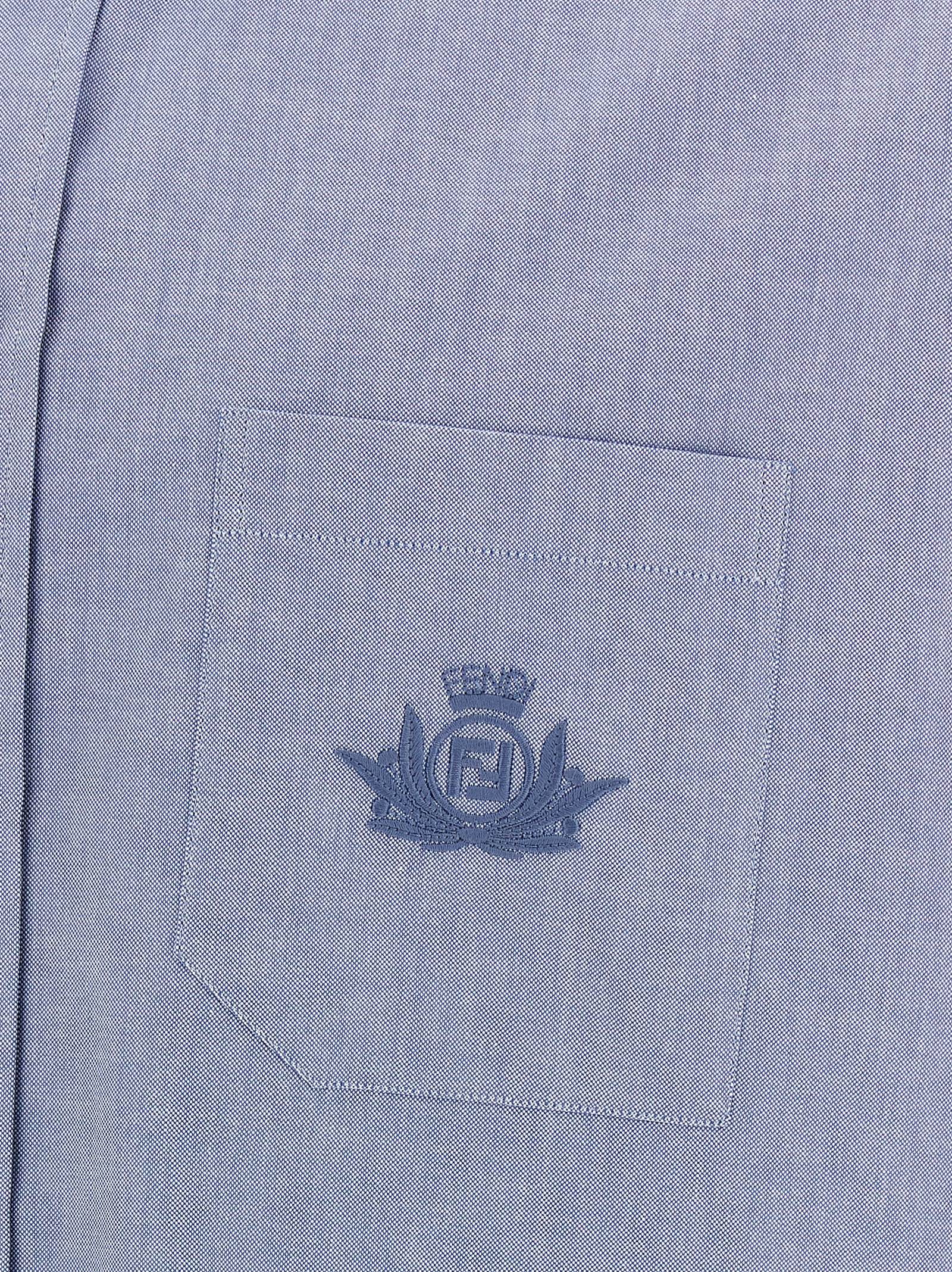 Fendi Blue Cotton Blouse