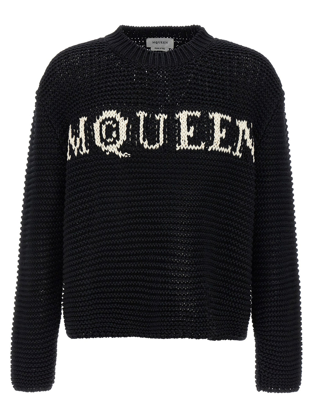 Alexander McQueen Bicolor Cotton Cardigan