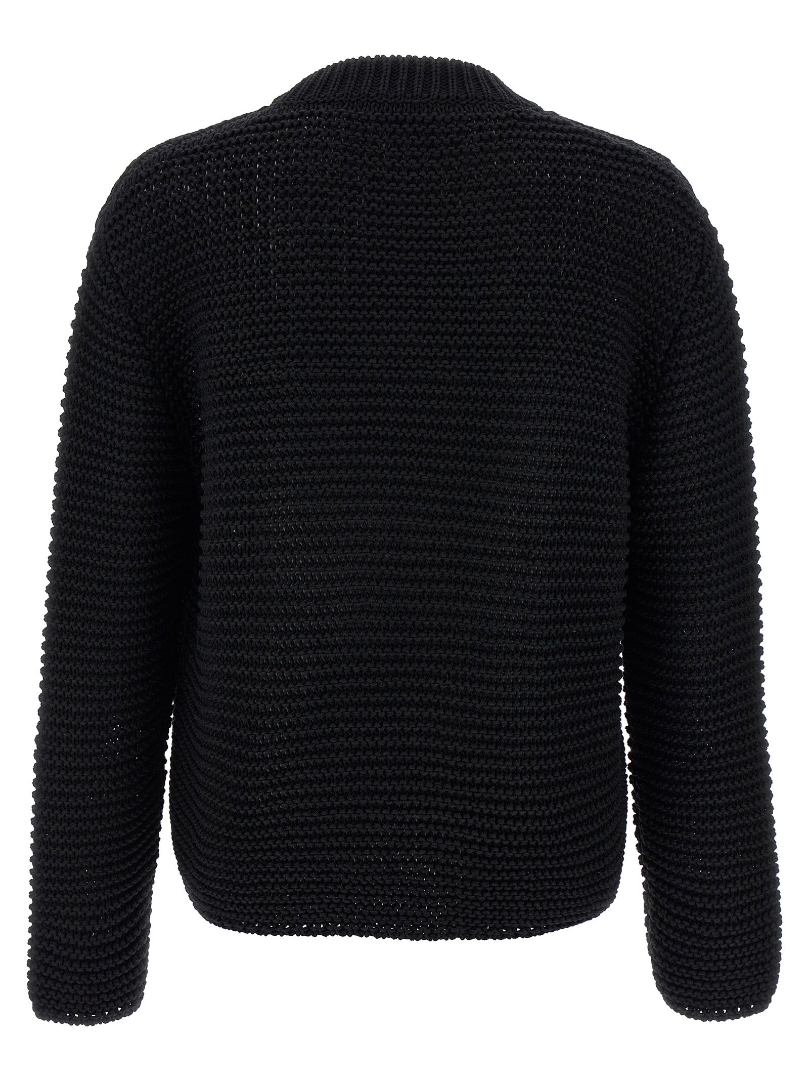 Alexander McQueen Bicolor Cotton Cardigan