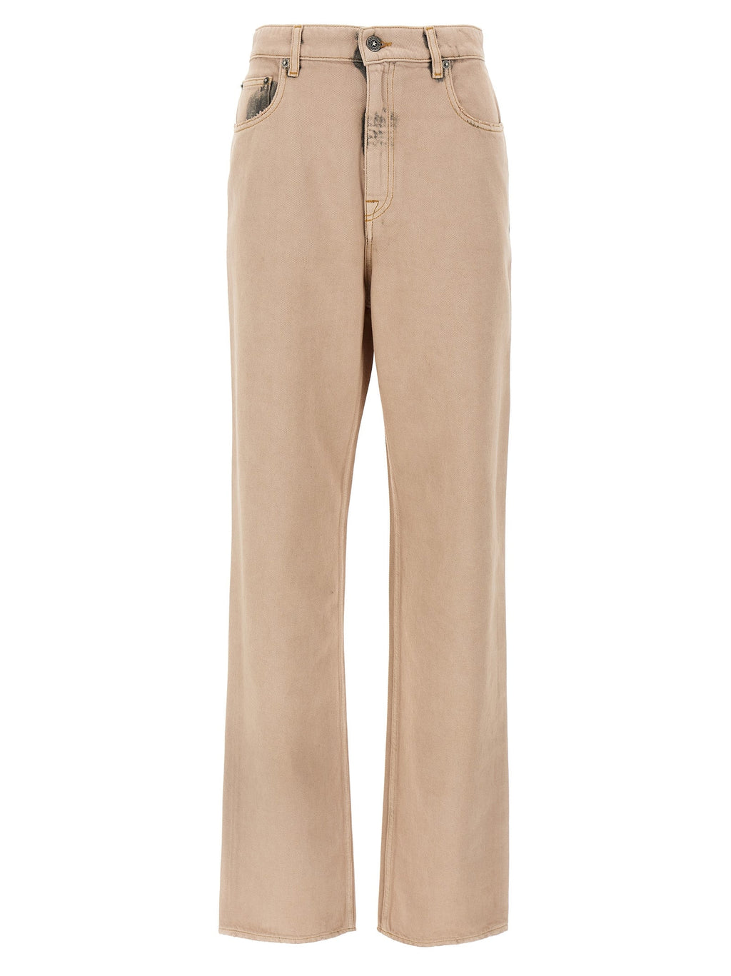 Golden Goose Multicolor Cotton Straight-Leg Jeans