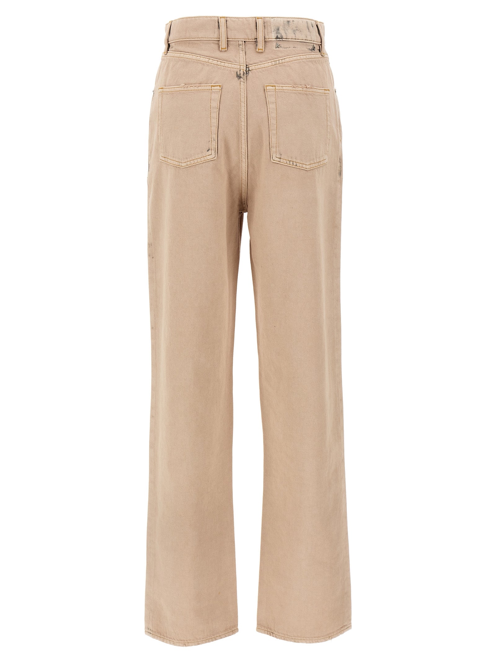 Golden Goose Multicolor Cotton Straight-Leg Jeans