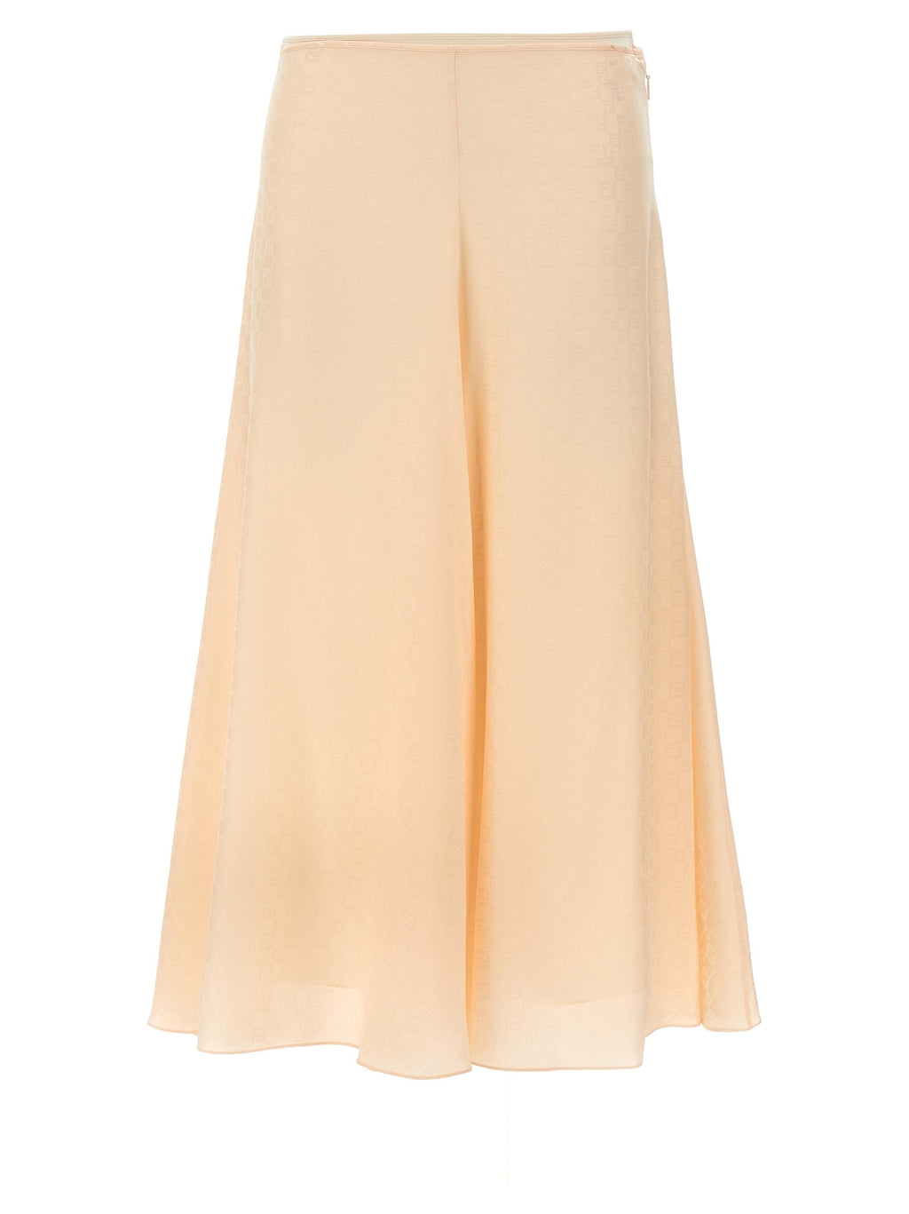 Fendi Multicolor Silk Midi Skirt