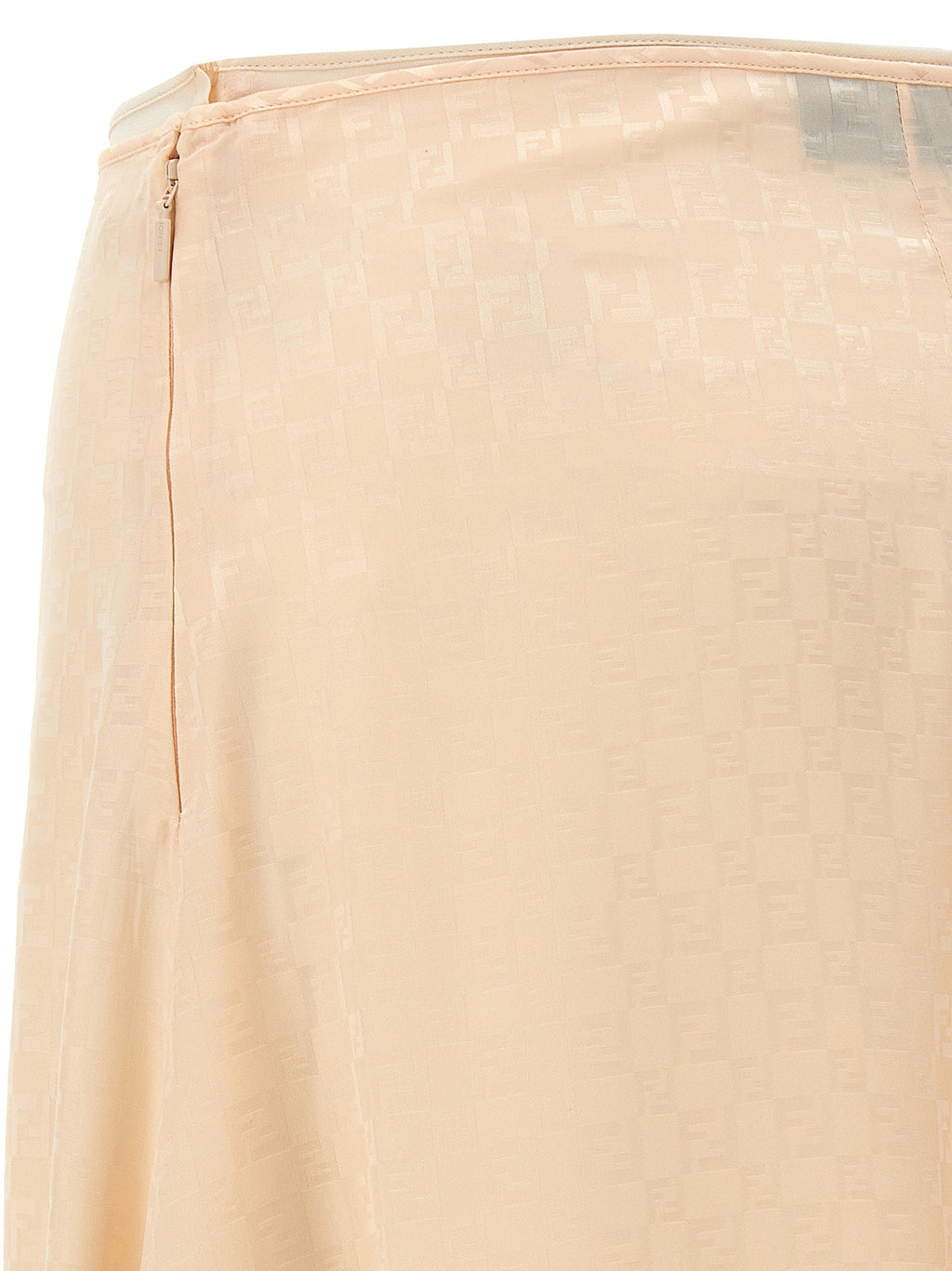 Fendi Multicolor Silk Midi Skirt