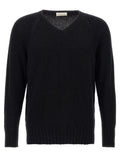 MA'RY'YA Black Cotton Cardigan