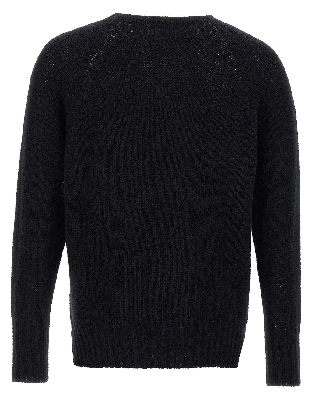 MA'RY'YA Black Cotton Cardigan