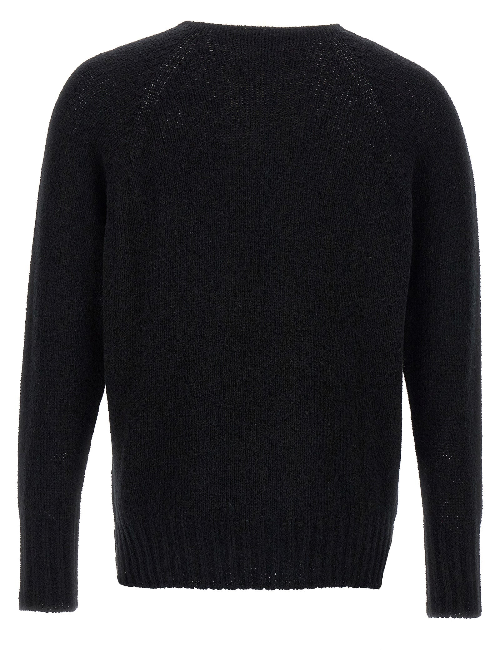 MA'RY'YA Black Cotton Cardigan