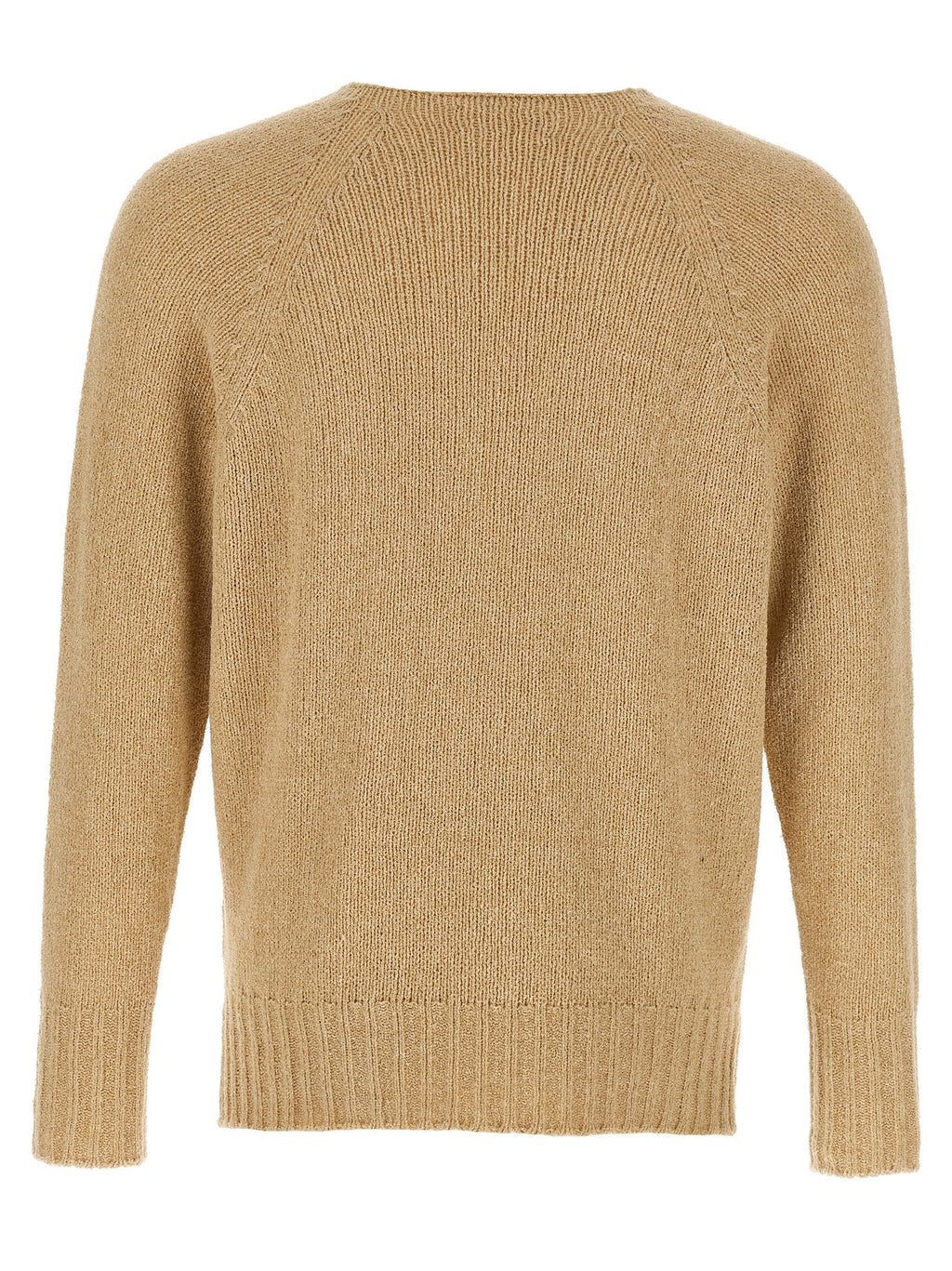 MA'RY'YA Beige Cotton Cardigan