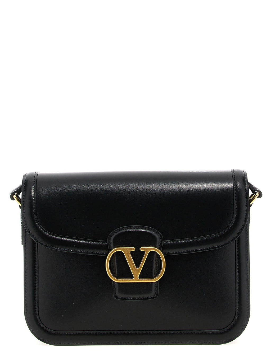 Valentino Garavani Black Calfskin Shoulder Bag