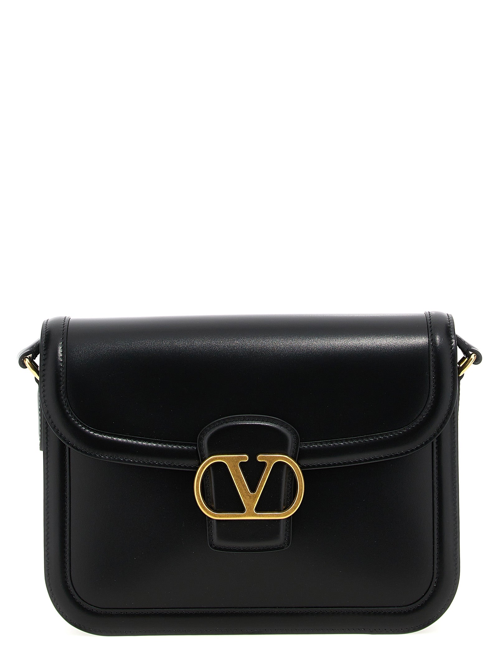 Valentino Garavani Black Calfskin Shoulder Bag