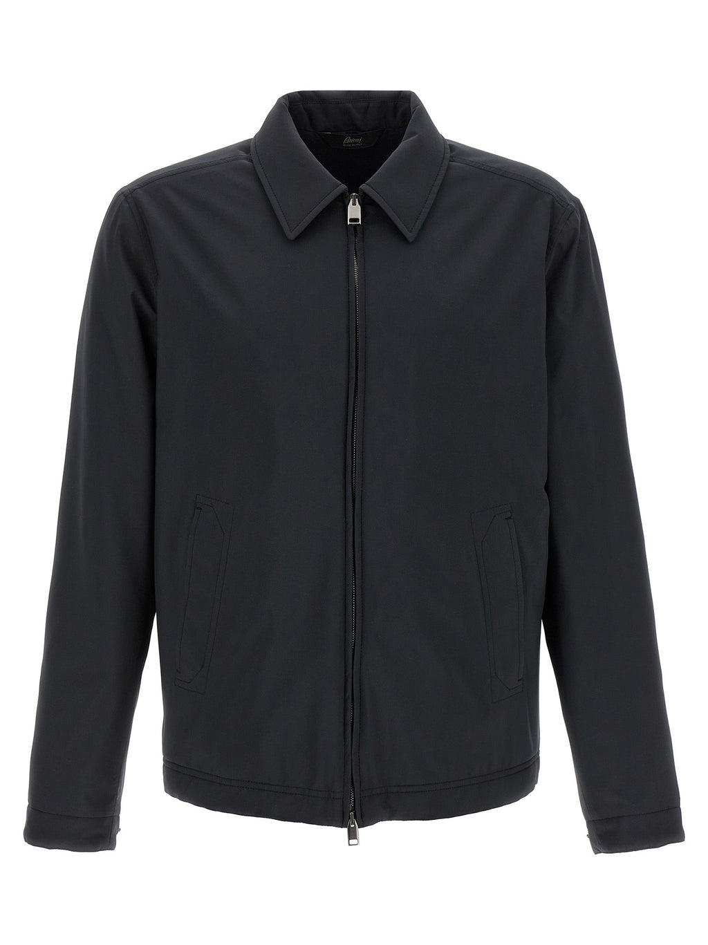 Brioni Blue Polyester Shell Jacket