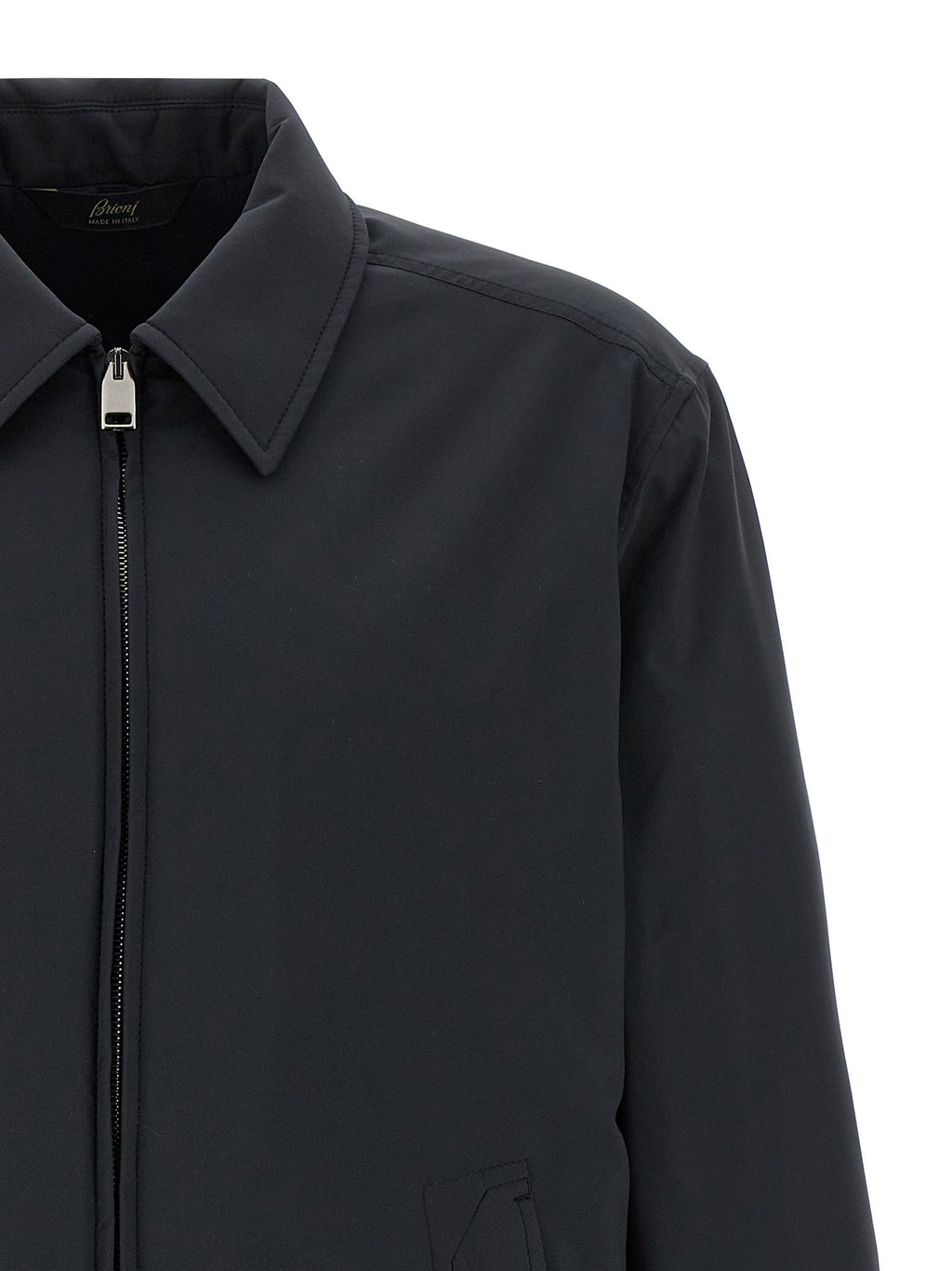Brioni Blue Polyester Shell Jacket