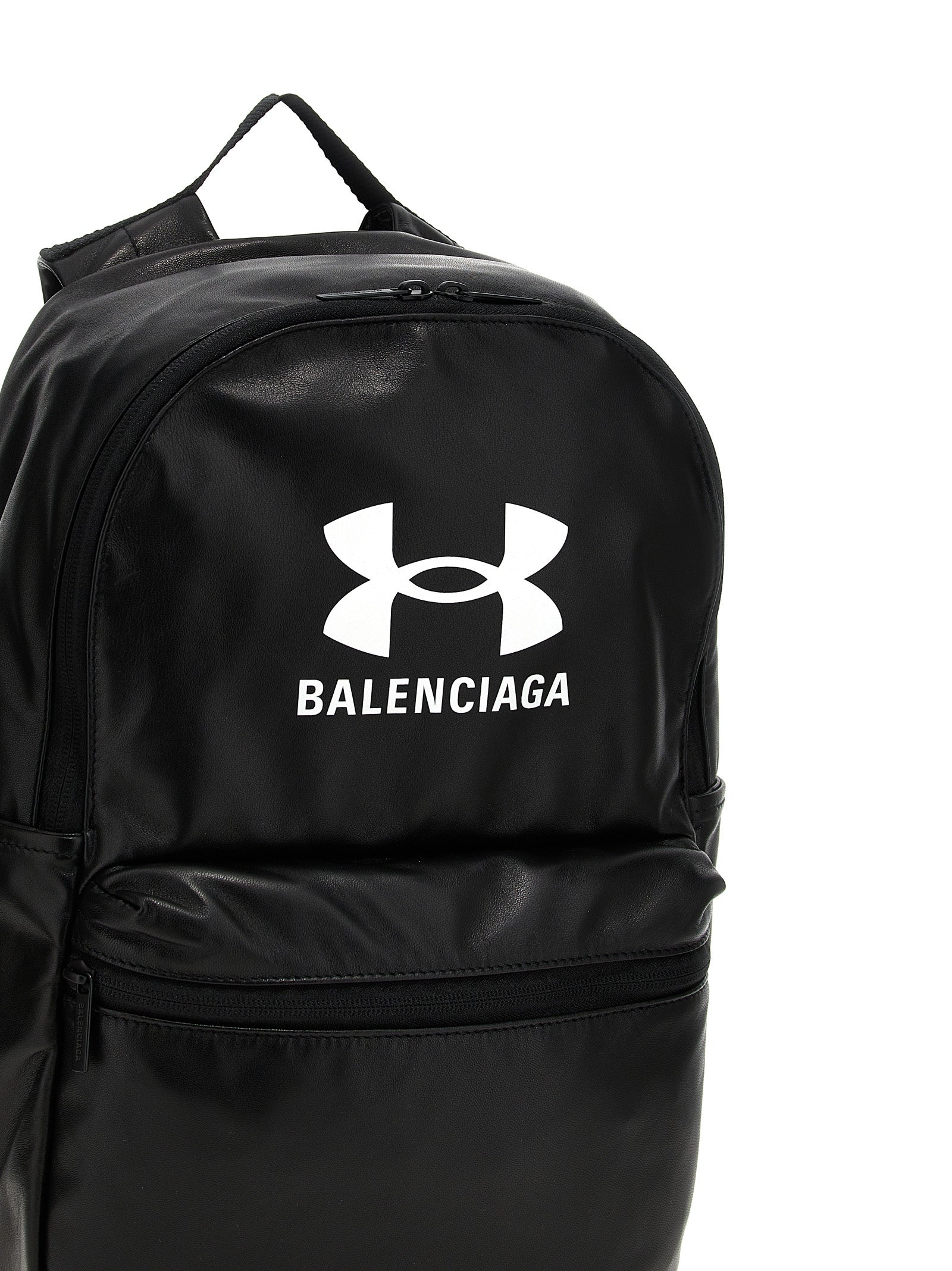 Balenciaga Bicolor Lamb Leather Backpack