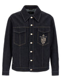 Fendi Blue Cotton Denim Jacket
