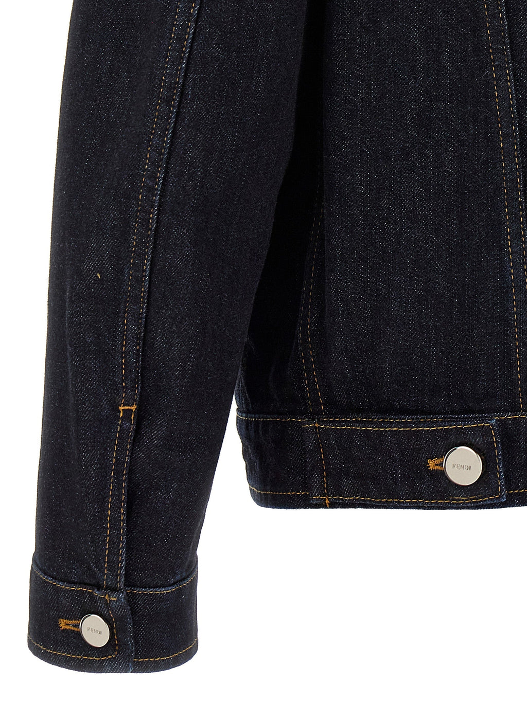 Fendi Blue Cotton Denim Jacket