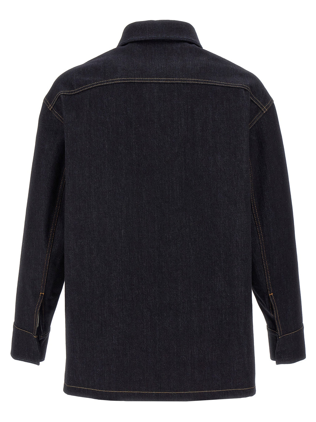 Fendi Blue Cotton Denim Jacket