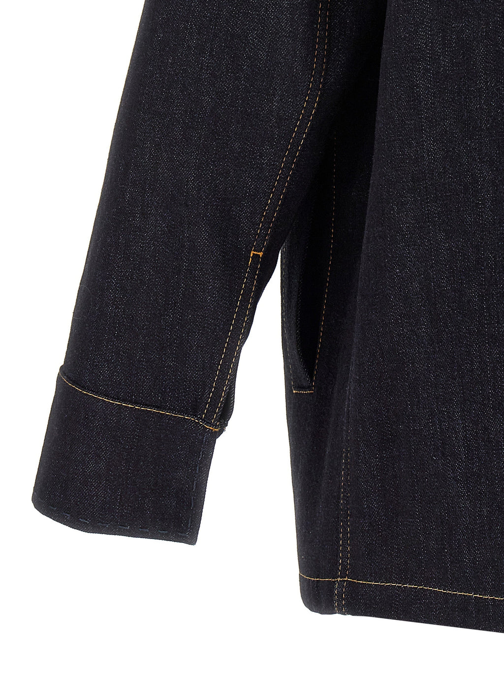 Fendi Blue Cotton Denim Jacket