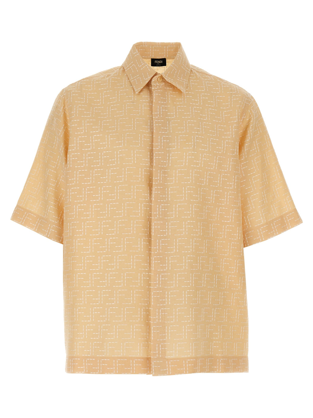 Fendi Beige Linen Blouse