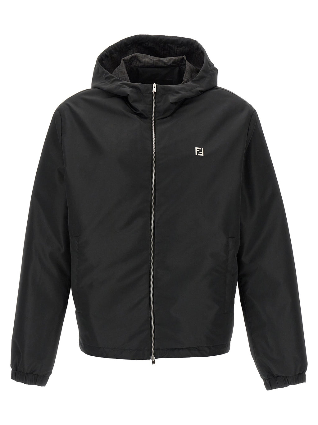 Fendi Black Polyester Shell Jacket