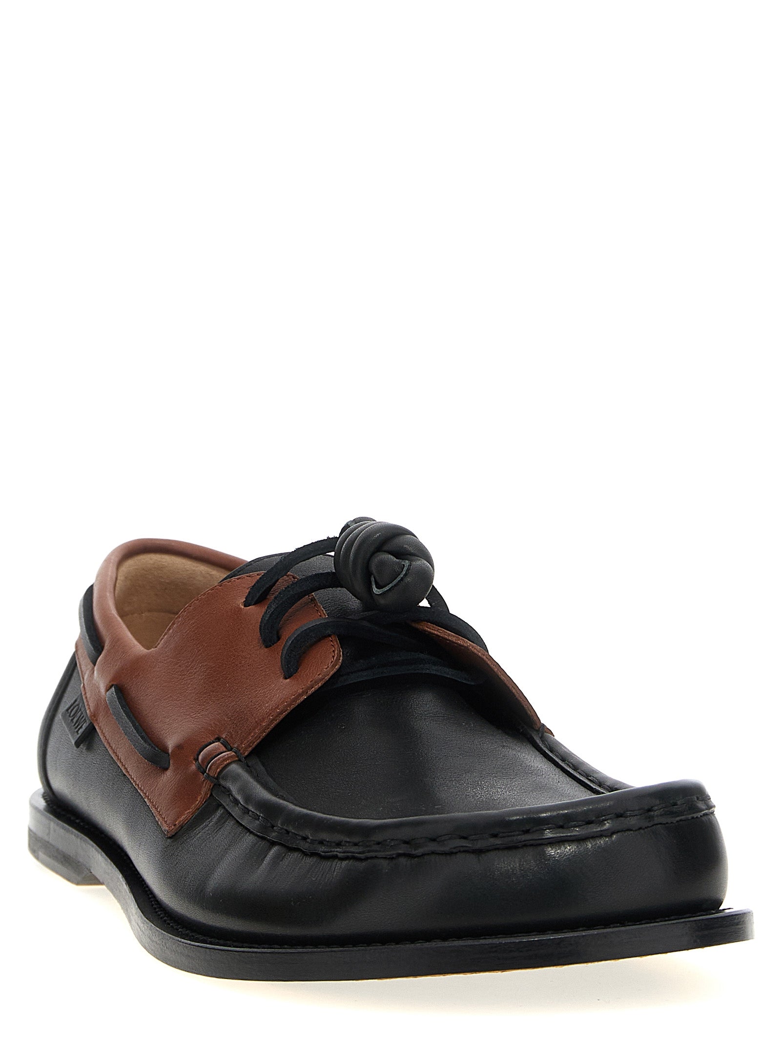 Loewe Multicolor Calfskin Slip-On Loafers