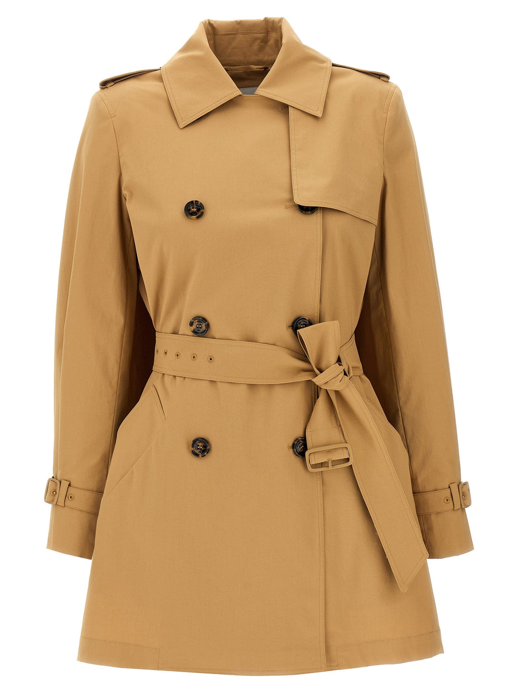Max Mara Brown Cotton Coat
