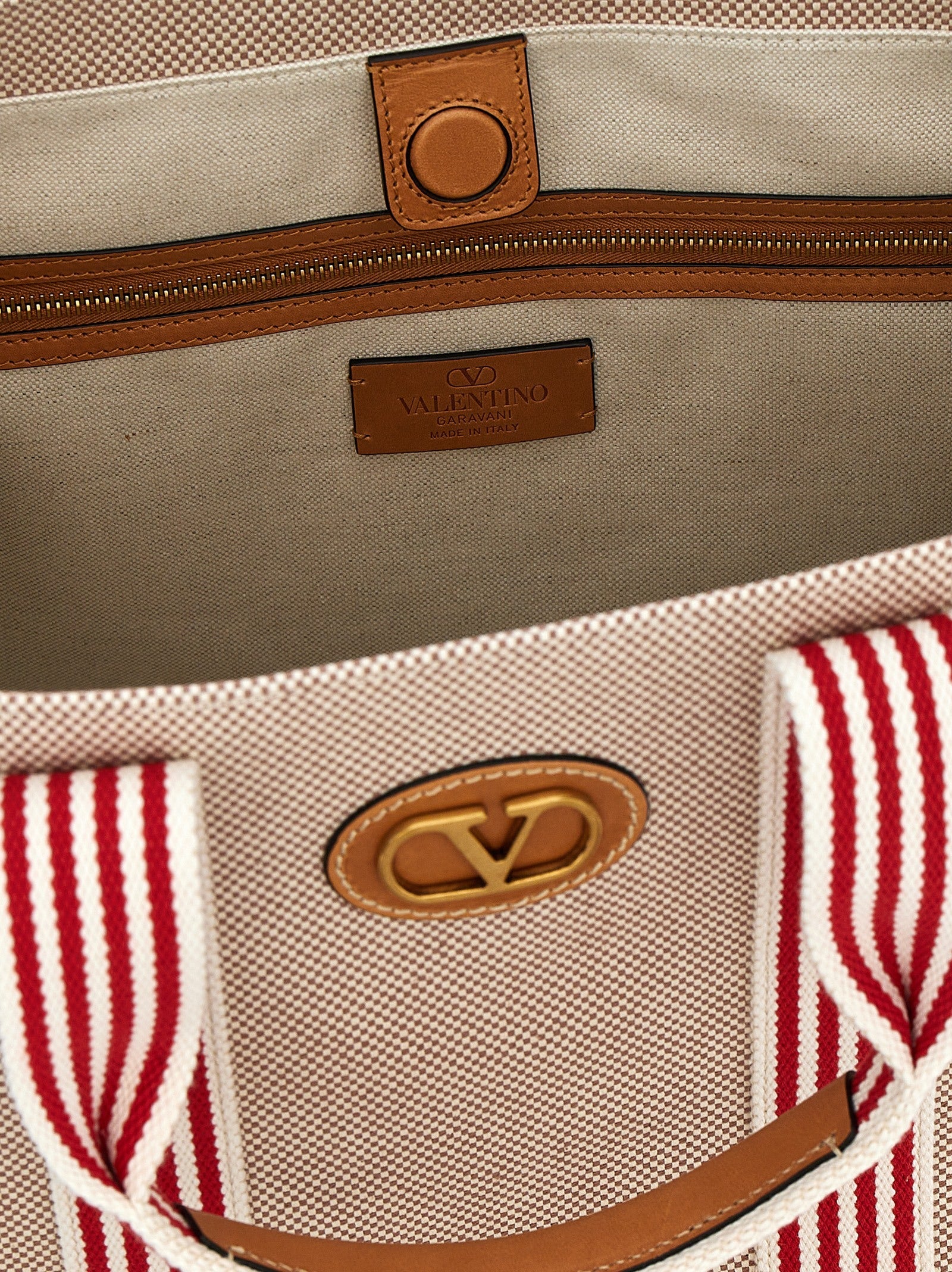 Valentino Garavani Multicolor Cotton Handbag