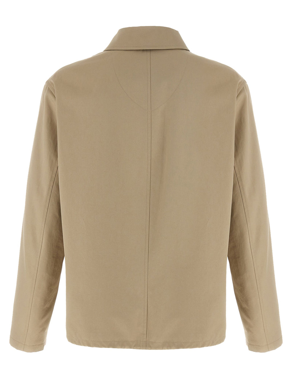 Burberry Beige Cotton Full-Length Jacket