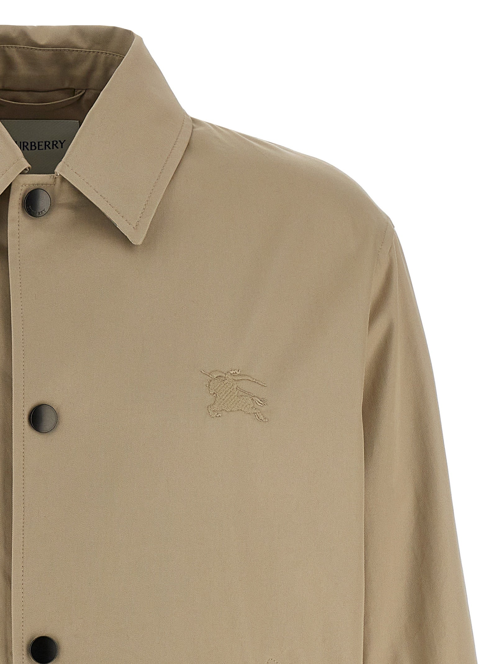 Burberry Beige Cotton Full-Length Jacket