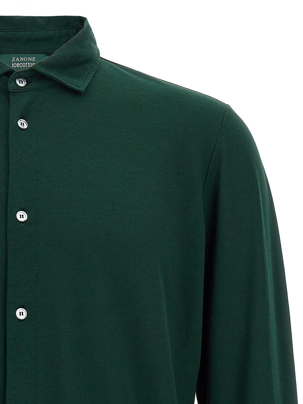 ZANONE Bicolor Cotton Blouse