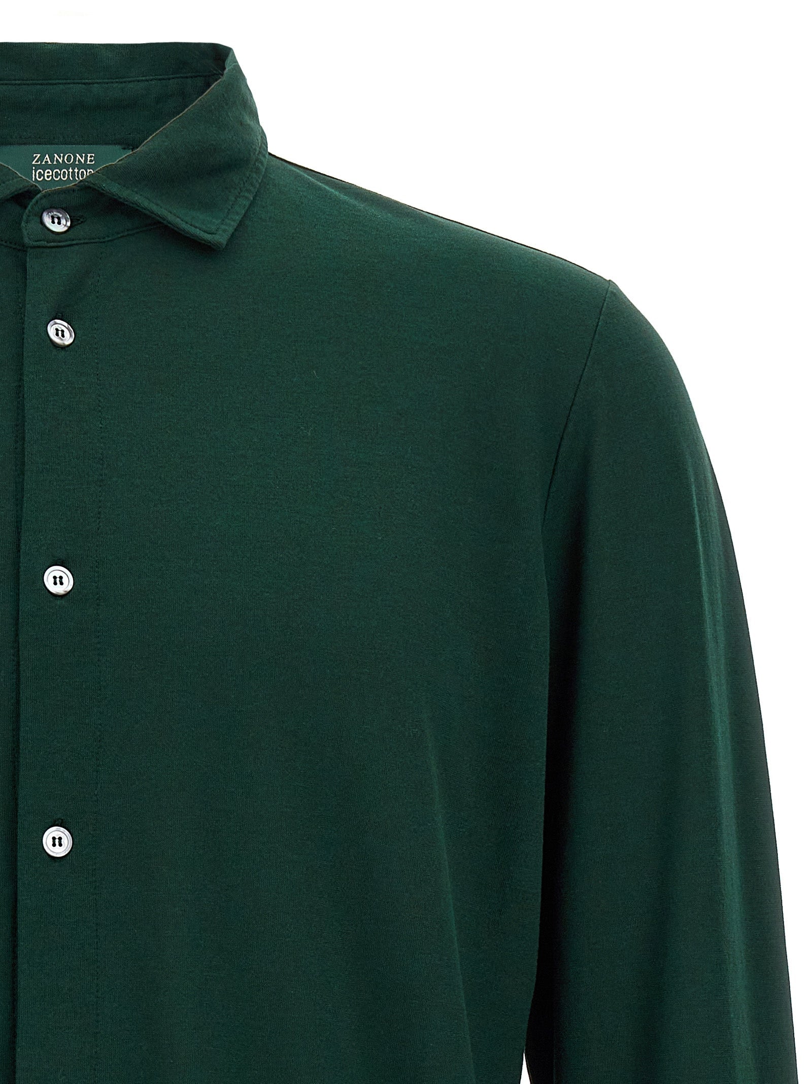 ZANONE Bicolor Cotton Blouse