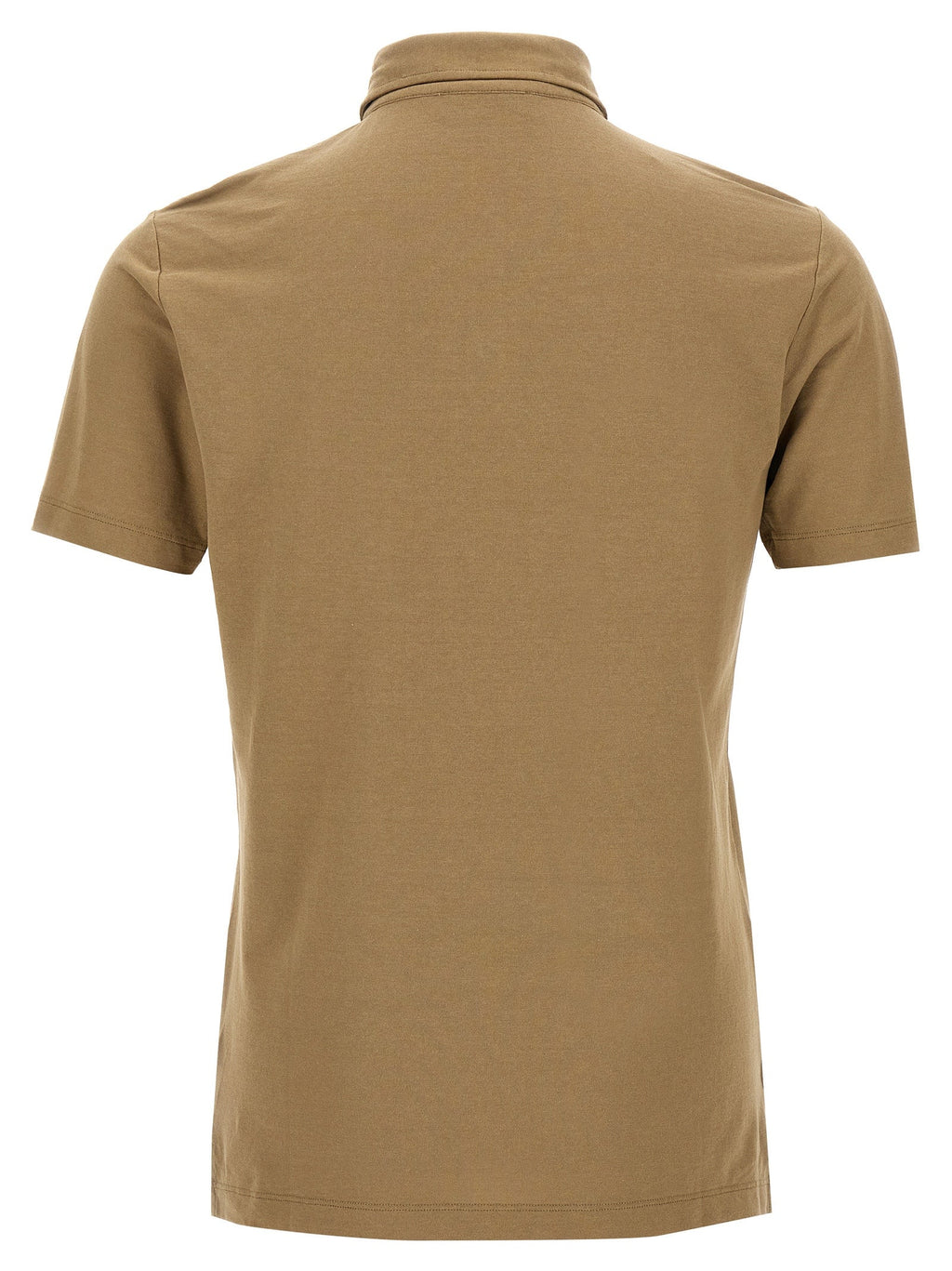 ZANONE Beige Cotton Polo Shirt