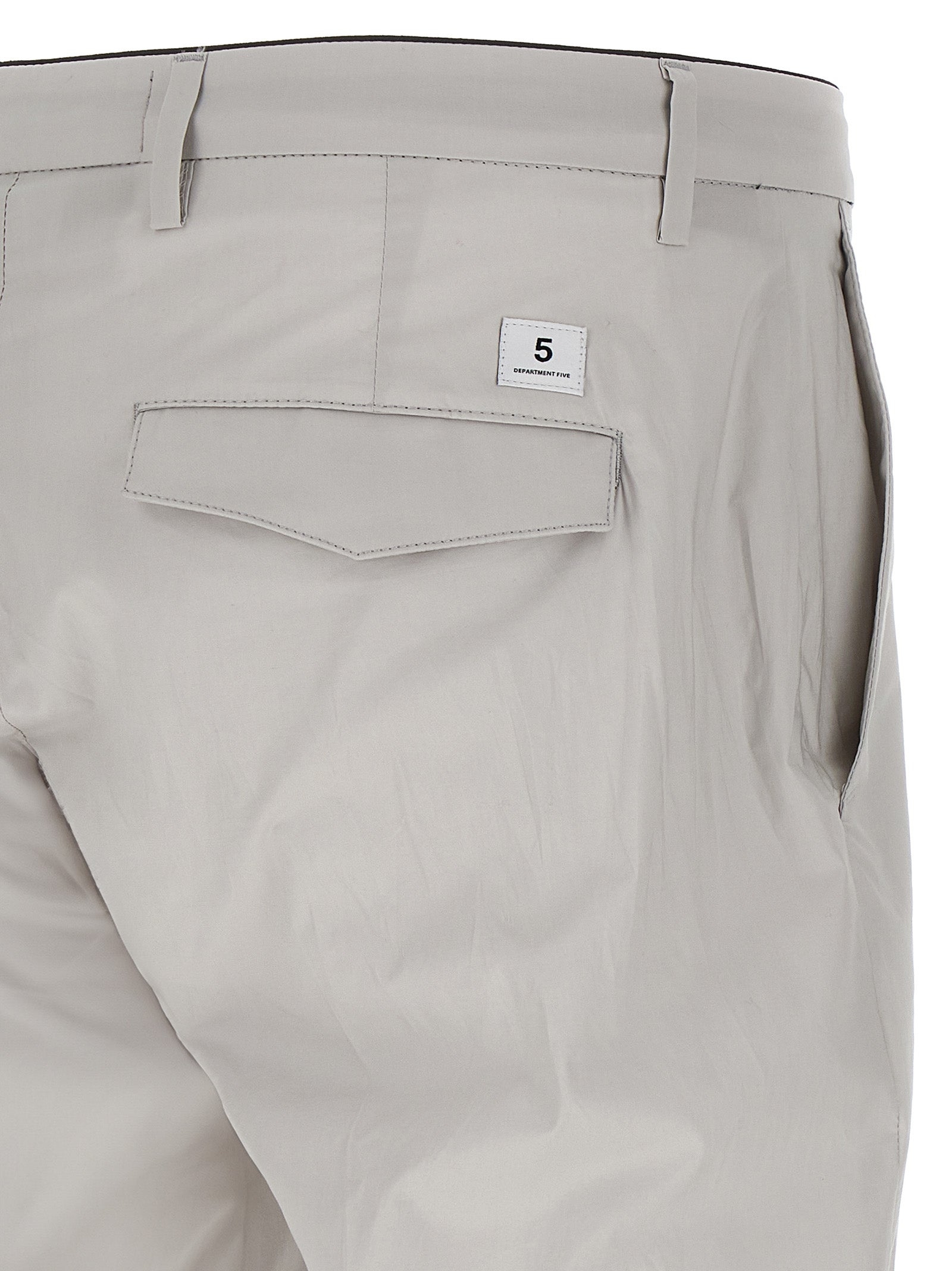 Department 5 Gray Cotton Cropped Pants