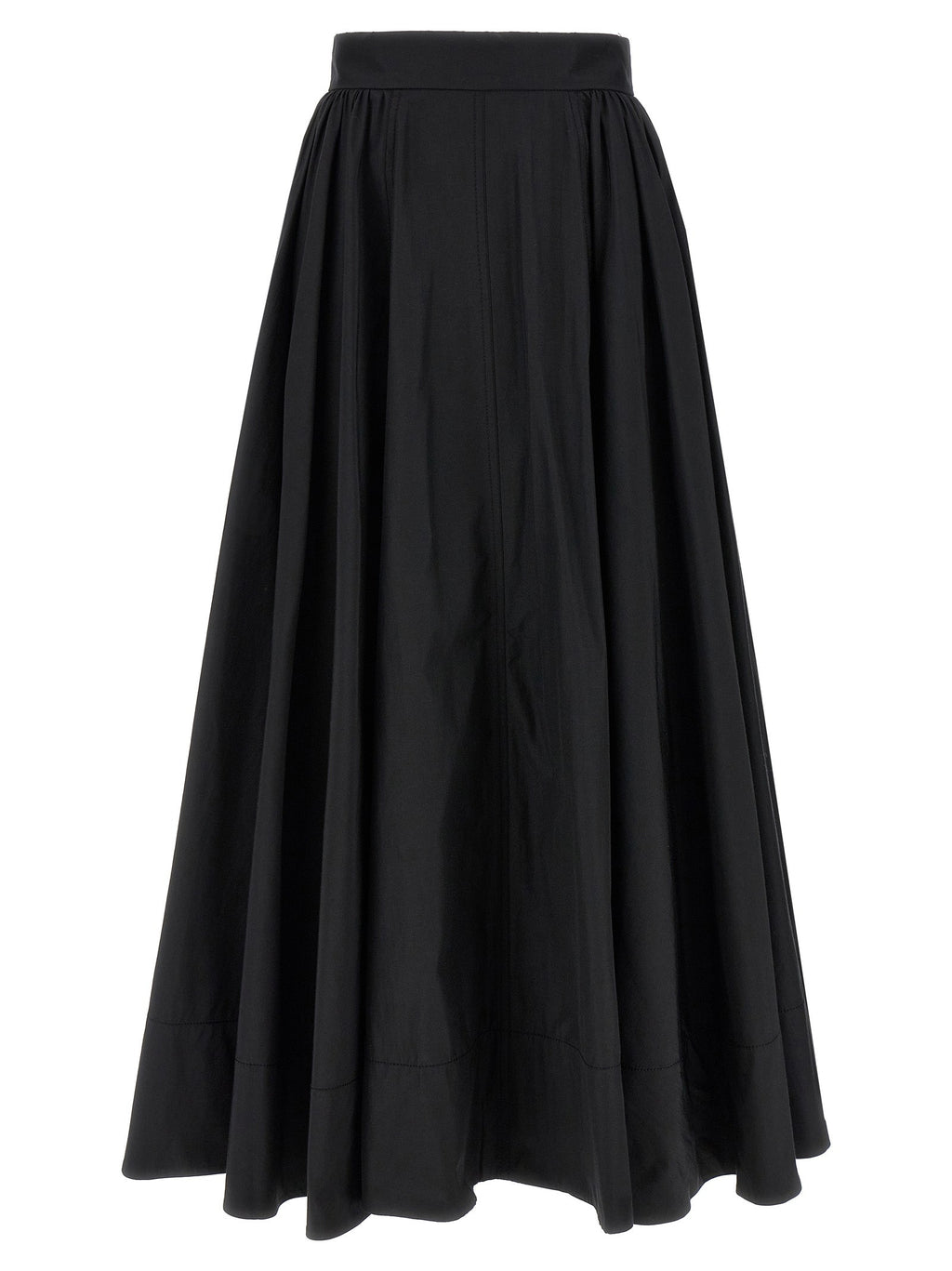 The Andamane Black Polyester Mini Skirt